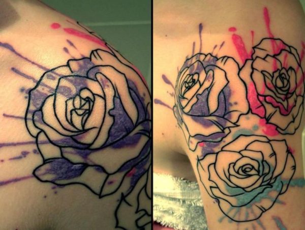 Beautiful Roses Vintage Tattoo