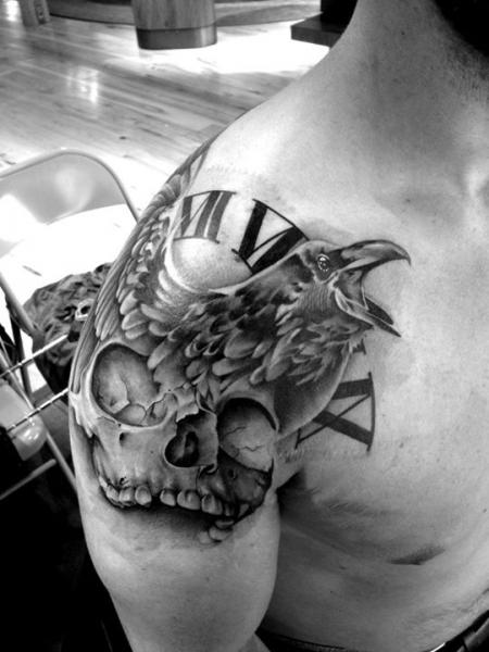 Beautiful Skull Tattoo Design