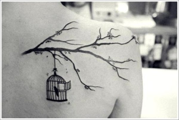 Bird In Cage Tattoo