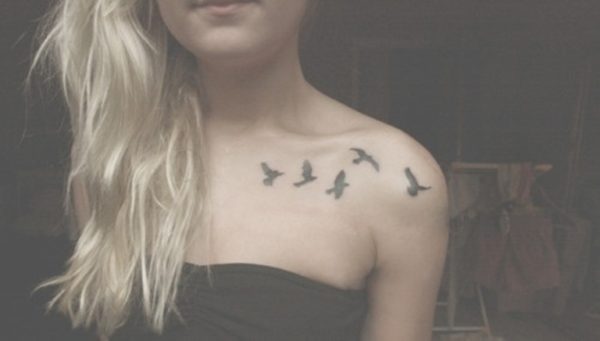 Birds Shoulder Tattoo