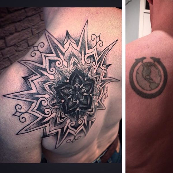 Black Cover Up Tattoo