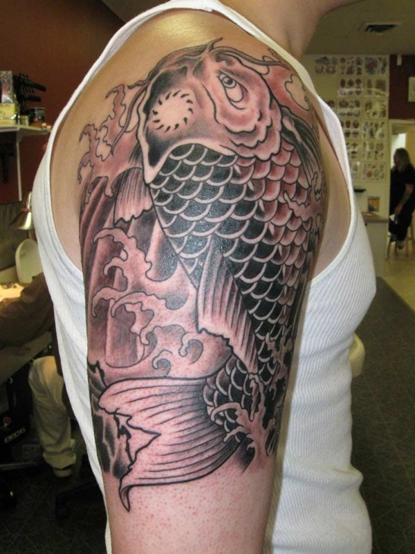 Black Fish Tattoo Design