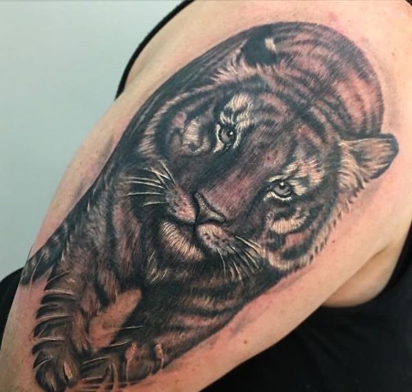 Black Tiger Tattoo