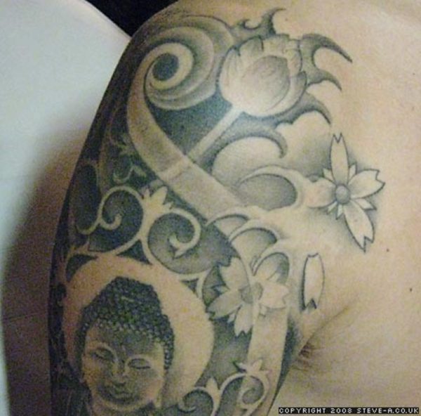 Buddha Yin Yang Tattoo