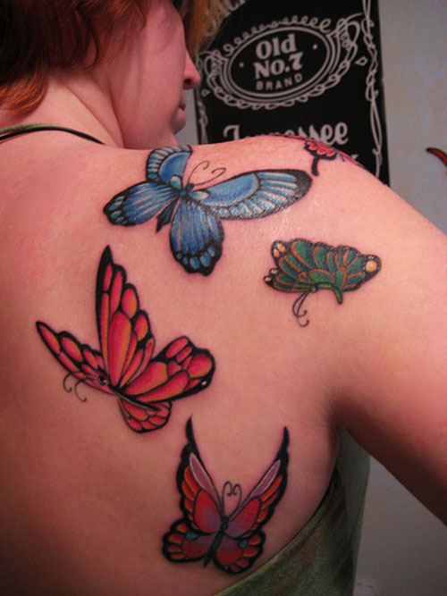 Butterfly Colorful Tattoo