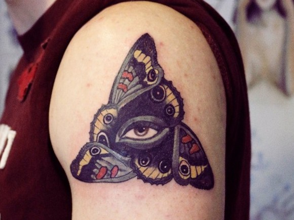 Butterfly Eye Tattoo