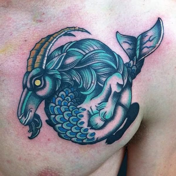 Capricorn Zodiac Tattoo