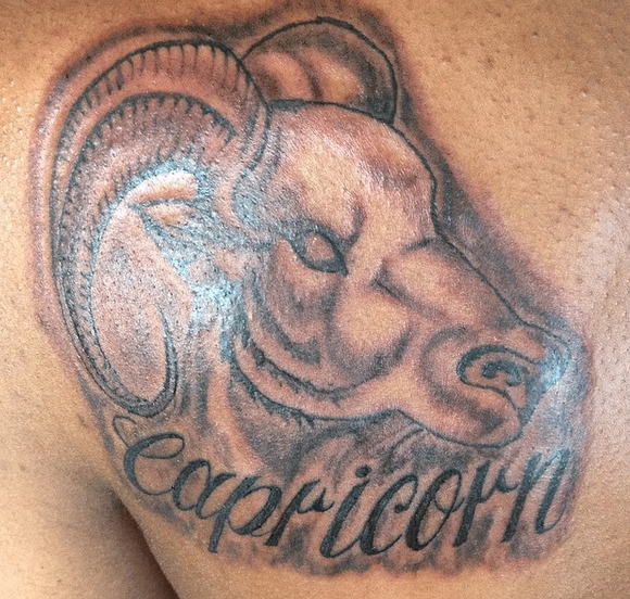 Capricorn Zodiac Tattoo