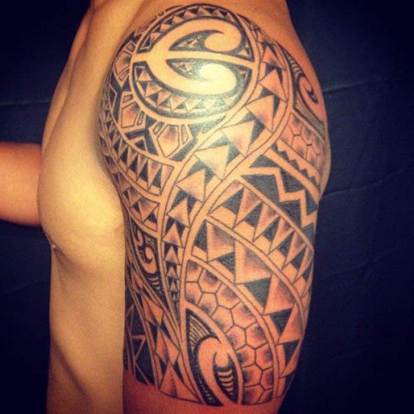 Celtic Half Sleeve Shoulder Tattoo