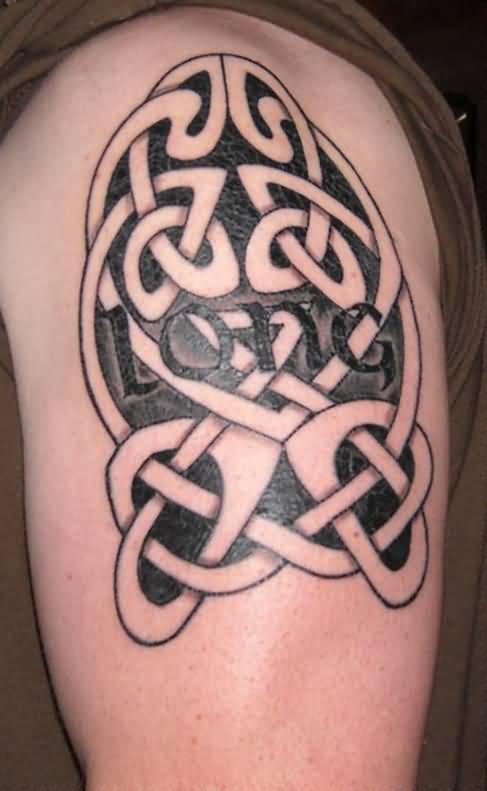 Celtic Knot Designer Shoulder Tattoo
