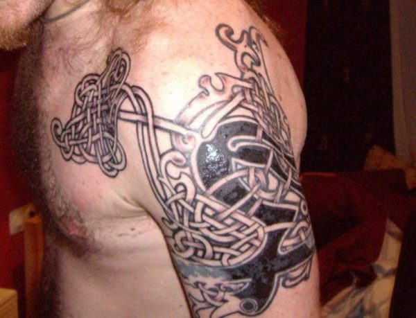 Celtic Knot Shoulder Tattoo