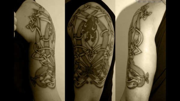 Celtic Knot Sleeve Tattoo