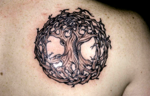 Celtic Tree Tattoo Design