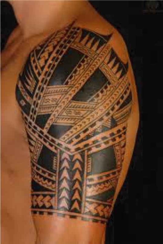 Celtic Tribal Shoulder Tattoo Design