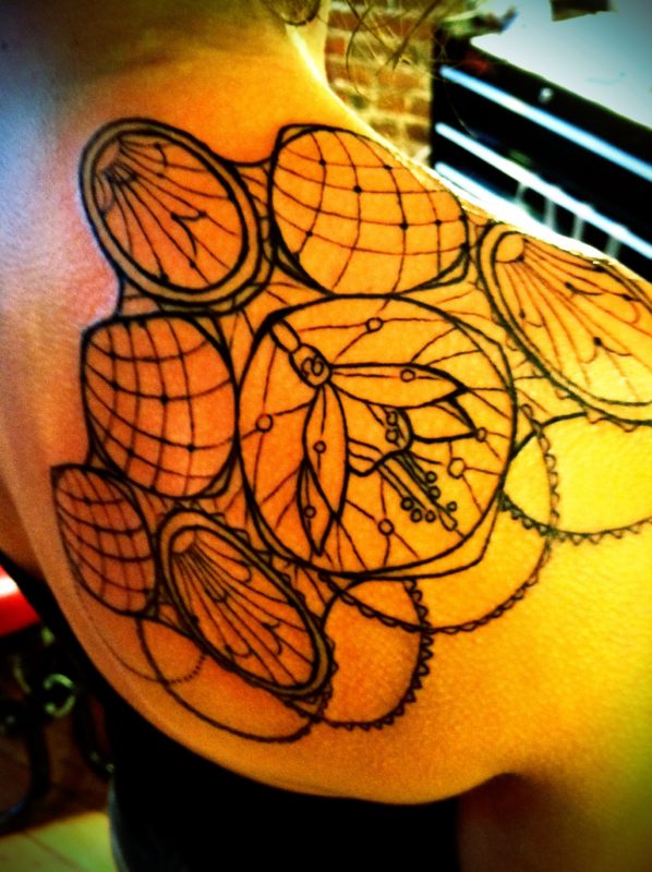 Circular Lace Tattoo