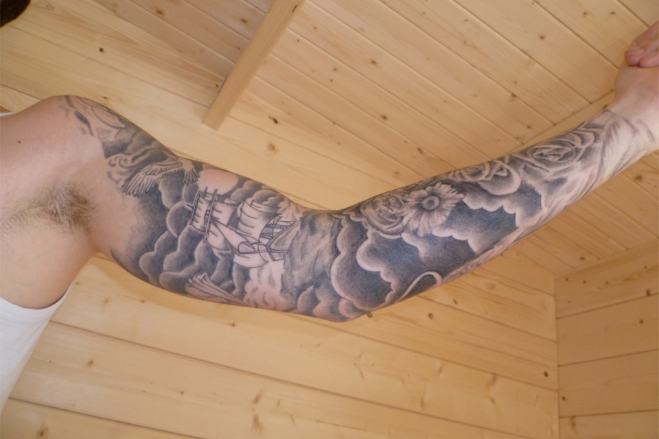 55 Amazing Clouds Shoulder Tattoos.