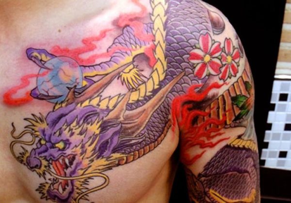 Colored Japanese Tattoo