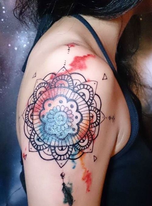 Colorful Mandala Tattoo