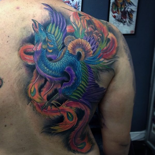 Colorful Stylish Japanese Tattoo