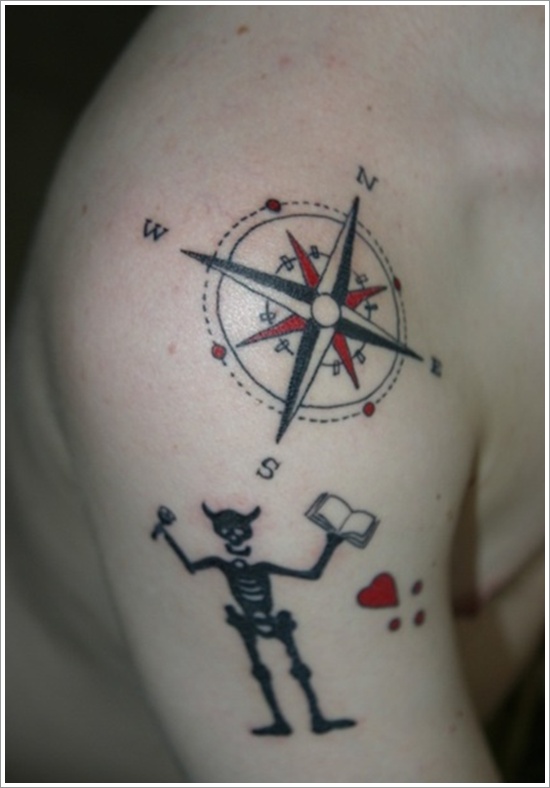 57 Amazing Nautical Shoulder Tattoos