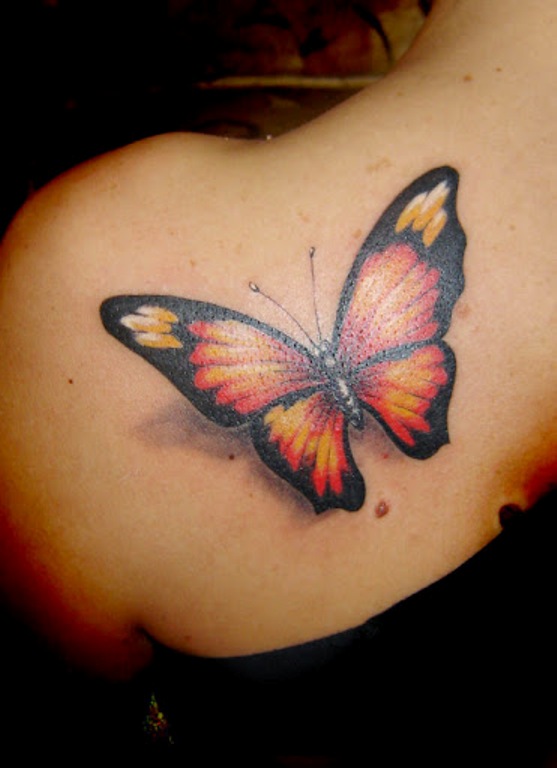 Cool Butterfly Tattoo Design