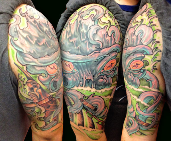 Cool Kraken Tattoo 