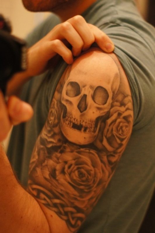 Cool Skull Tattoo Design