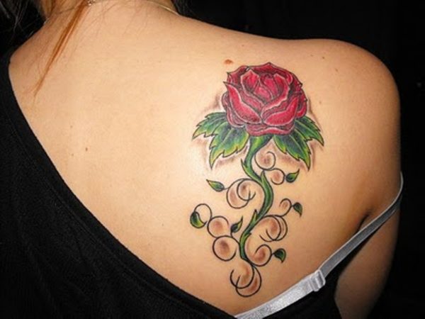 Cool Tattoo Rose Design