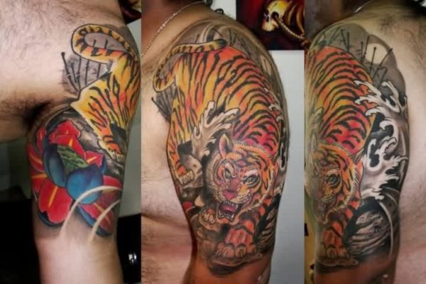 Cool Tiger Tattoo