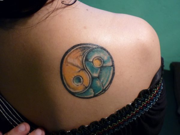 Cool Yin Yang Tattoo