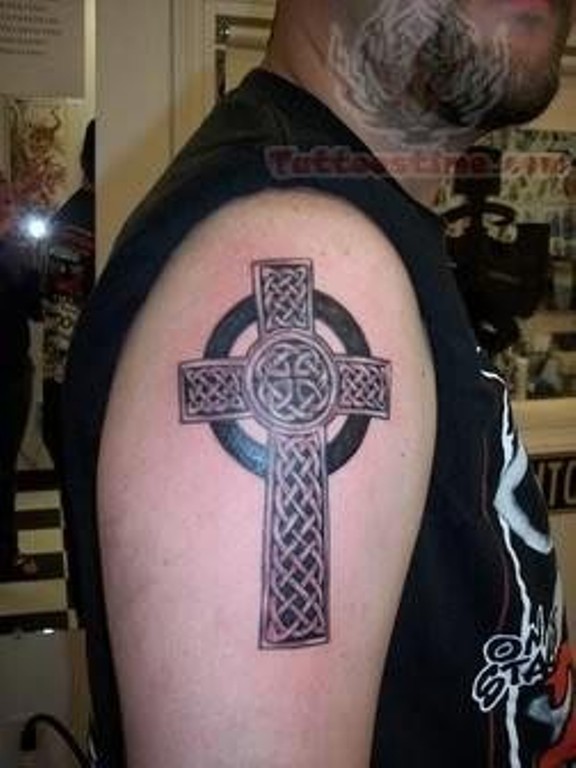 Cross Celtic On Right Shoulder