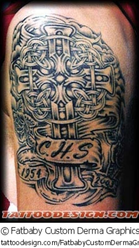 Cross Sign Jesus Christ Tattoo