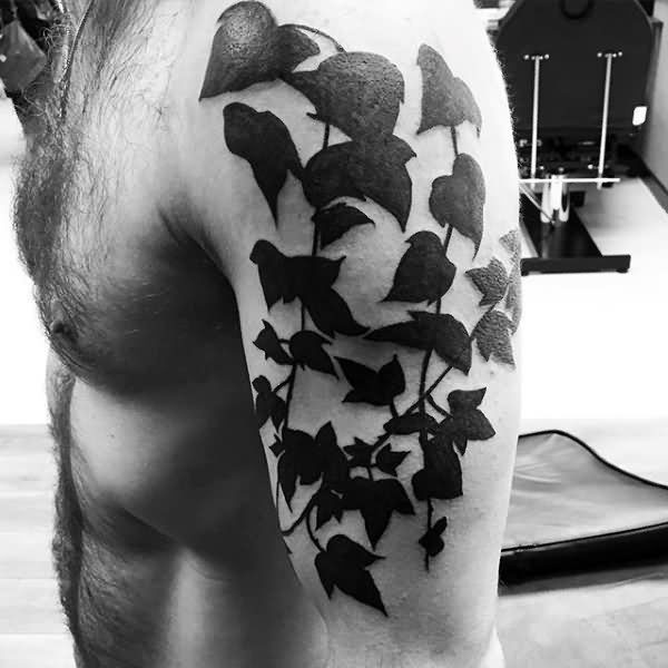 Cute Shoulder Vine Tattoo