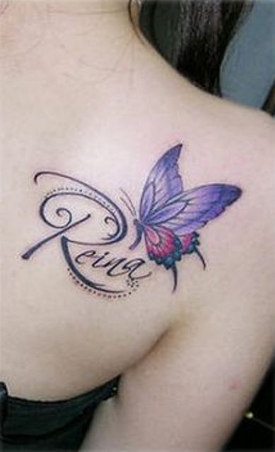 Cute Butterfly Tattoo