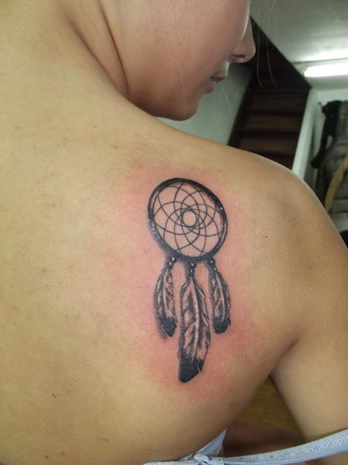 Cute Dream Catcher Tattoo