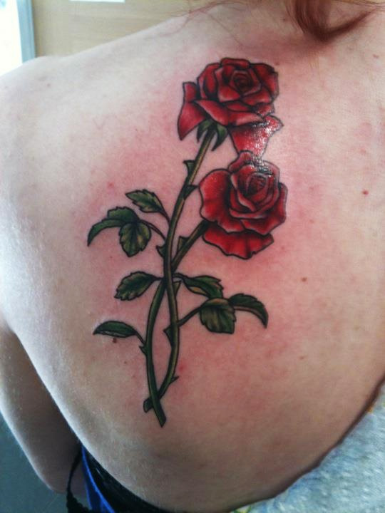 Cute Rose Tattoo