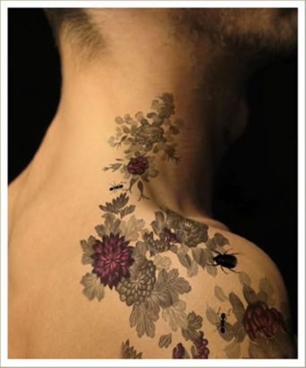 Vine Shoulder Tattoo Designs