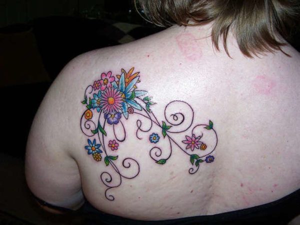 Cute Vine Shoulder Tattoo Design