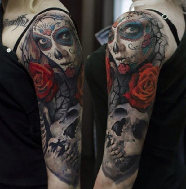 Dead Sleeve Shoulder Tattoo