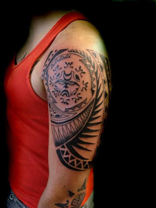 Designer Aztec Tattoo Design
