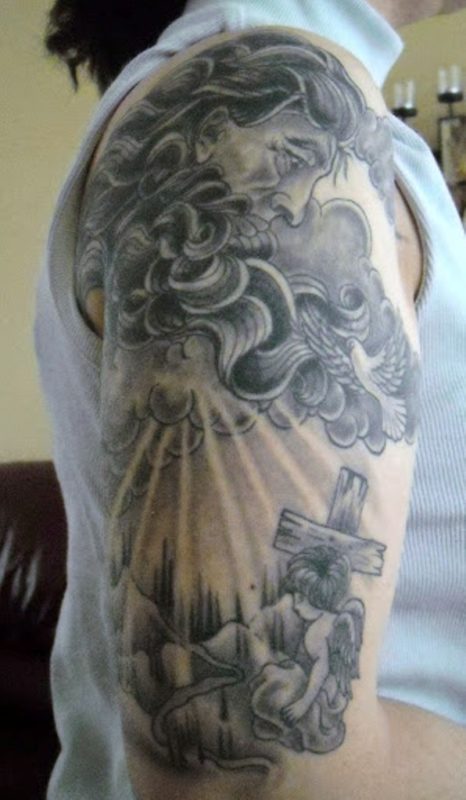 Designer Cloudy Tattoo