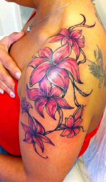 Designer Flower Tattoo