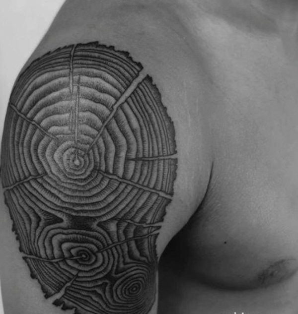 Designer Shoulder Tattoo