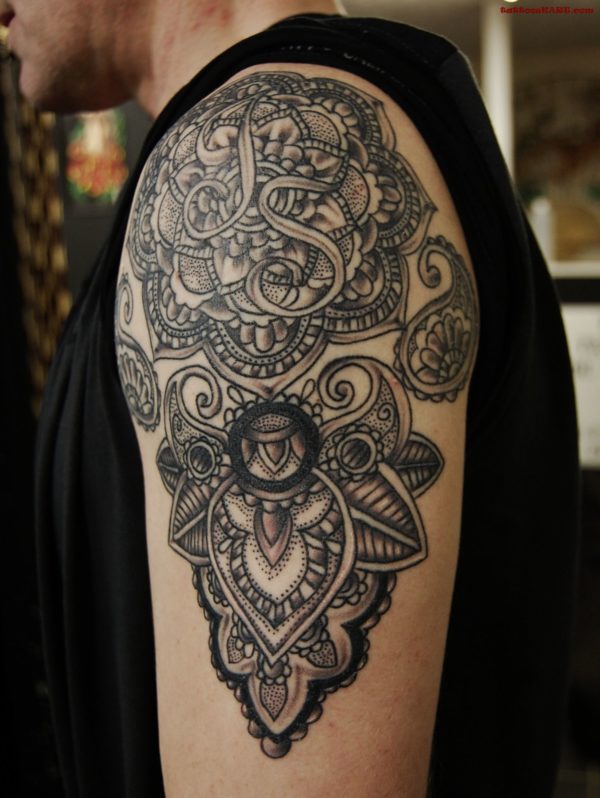 Designer Sleeve Shoulder Tattoo