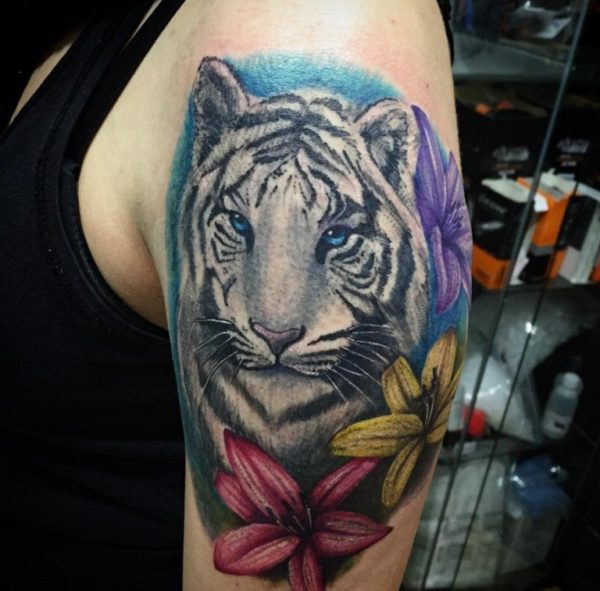 Designer Tiger Tattoo Design