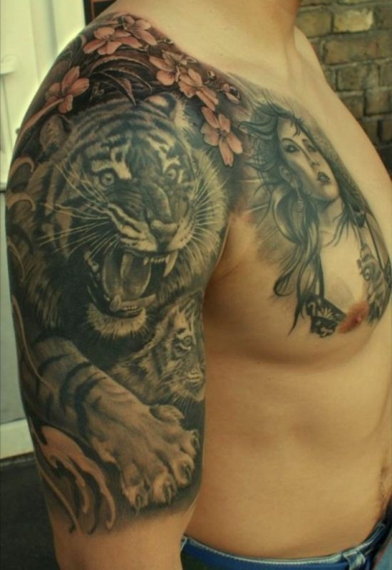 Designer Tiger Tattoo