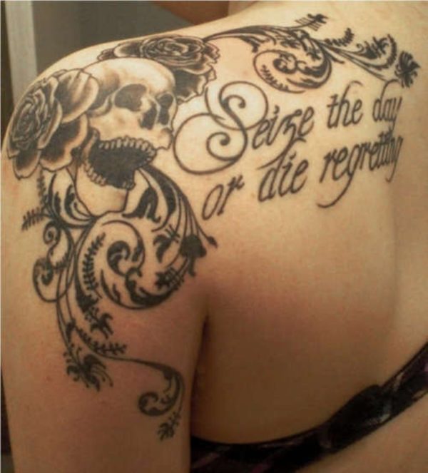 Die Regret Quote Tattoo