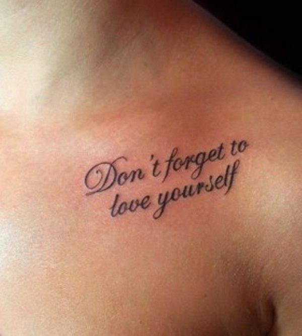 Do Not Forget Quote Tattoo