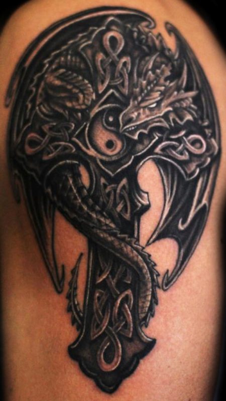 Dragon Shoulder Tattoo Design