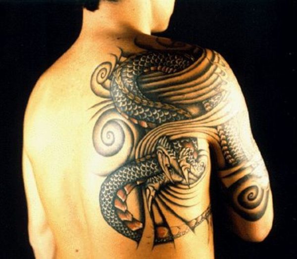 Dragon Shoulder Tattoo